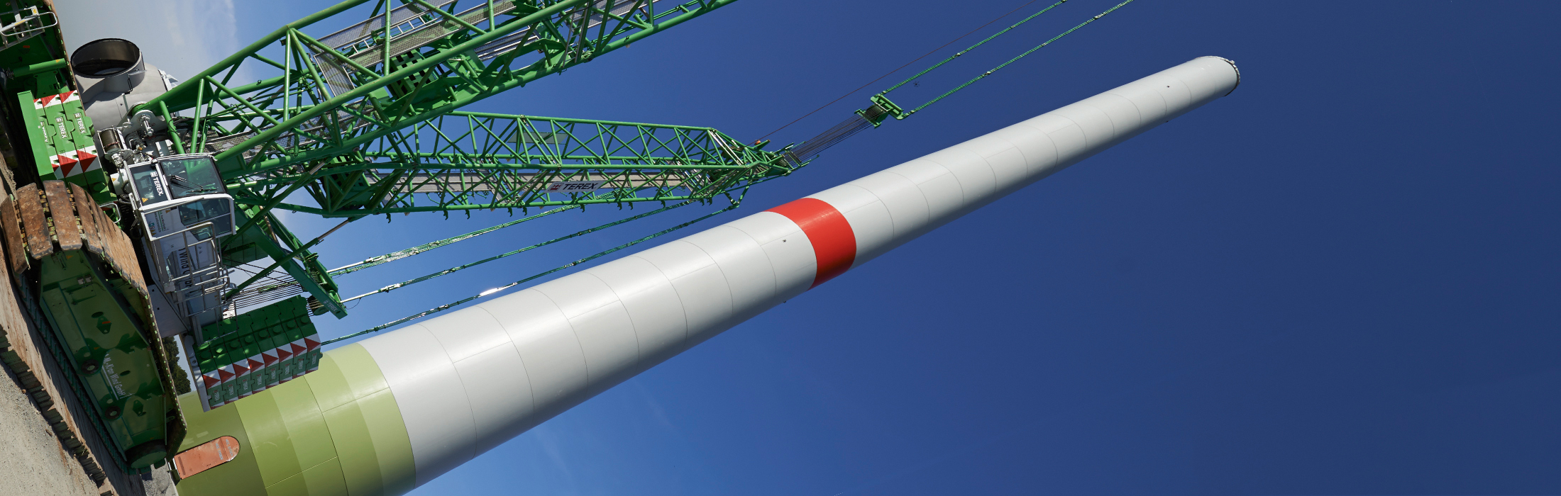 Industriefoto Turmbau Windkraft